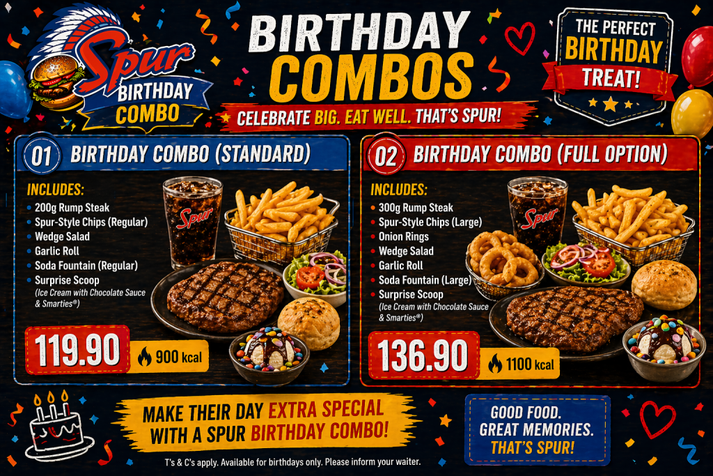 Birthday Combo and Prices
