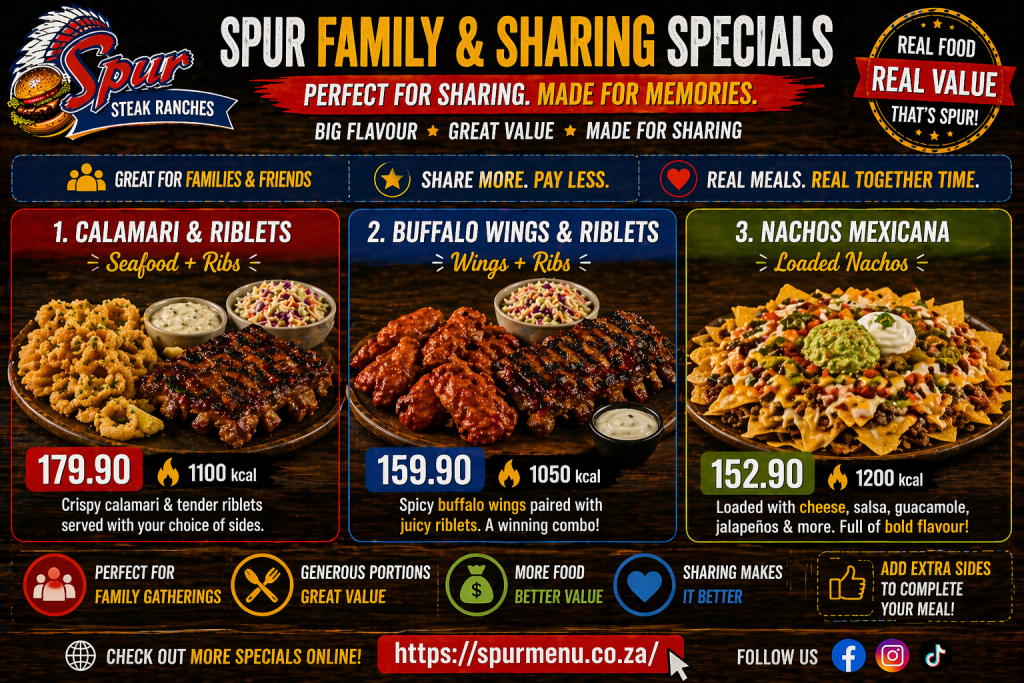 Spur Family & Sharing Specials