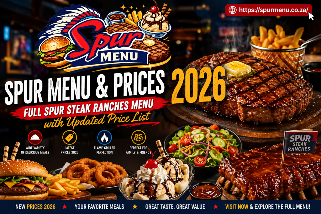 Spur Menu and Prices 2026 – Full Spur Steak Ranches Menu with Updated Price List